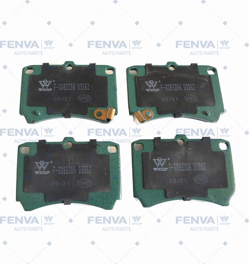 WXQP 40832 - Комплект спирачно феродо, дискови спирачки vvparts.bg