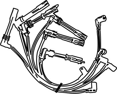 WXQP 550031 - Комплект запалителеи кабели vvparts.bg