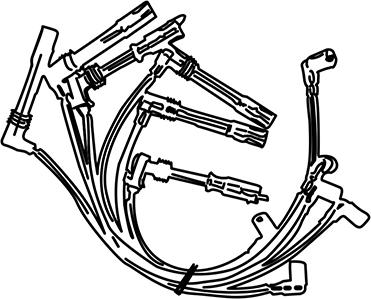 WXQP 550037 - Комплект запалителеи кабели vvparts.bg