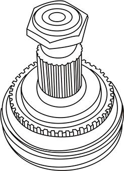 WXQP 560017 - Каре комплект, полуоска vvparts.bg