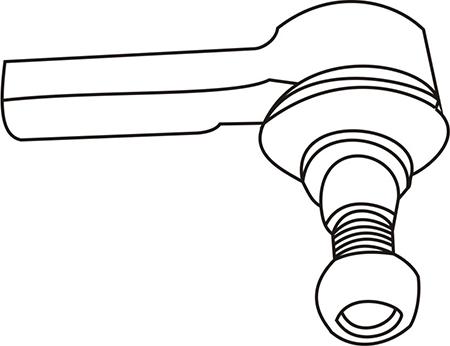 WXQP 160633 - Накрайник на напречна кормилна щанга vvparts.bg