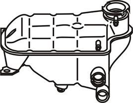 WXQP 120389 - Разширителен съд, охладителна течност vvparts.bg