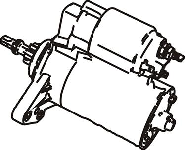 WXQP 350045 - Стартер vvparts.bg