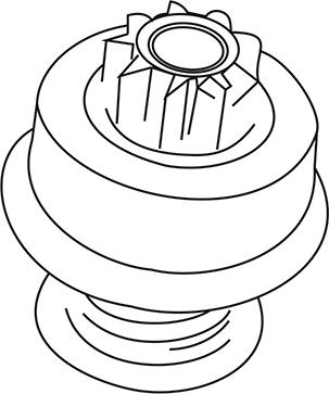 WXQP 351159 - Зъбно колелце, стартер vvparts.bg