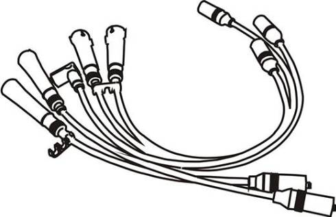 WXQP 351879 - Комплект запалителеи кабели vvparts.bg