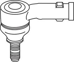 WXQP 361389 - Накрайник на напречна кормилна щанга vvparts.bg