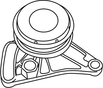 WXQP 310103 - Паразитна / водеща ролка, пистов ремък vvparts.bg