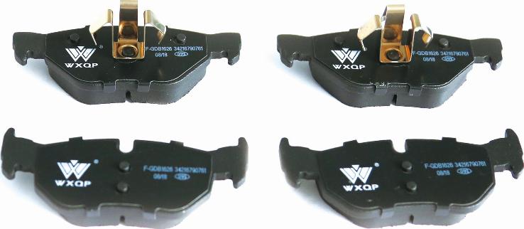 WXQP 240481 - Комплект спирачно феродо, дискови спирачки vvparts.bg