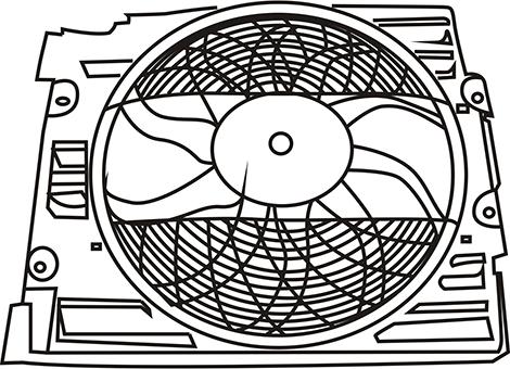 WXQP 250093 - Вентилатор, охлаждане на двигателя vvparts.bg