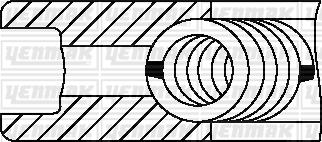 Yenmak 91-09832-000 - Комплект сегменти vvparts.bg