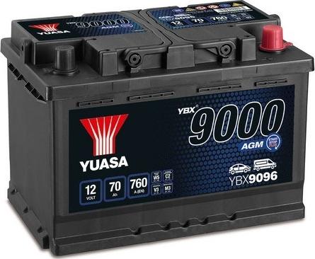 Yuasa YBX9096 - Стартов акумулатор vvparts.bg
