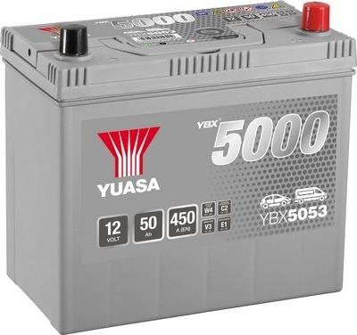 Yuasa YBX5053 - Стартов акумулатор vvparts.bg
