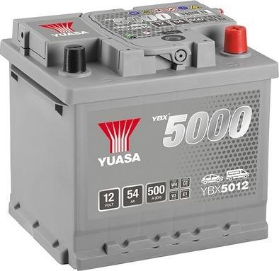 Yuasa YBX5012 - Стартов акумулатор vvparts.bg