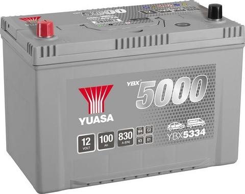 Yuasa YBX5334 - Стартов акумулатор vvparts.bg