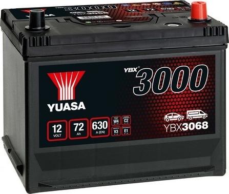 Yuasa YBX3068 - Стартов акумулатор vvparts.bg