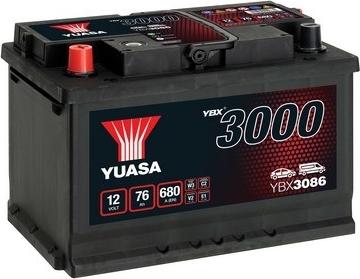 Yuasa YBX3086 - Стартов акумулатор vvparts.bg