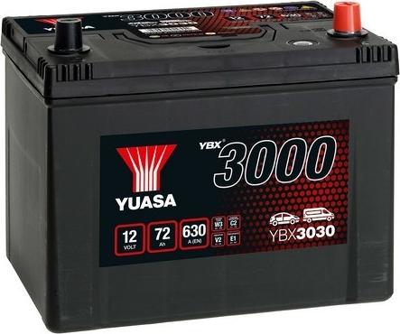 Yuasa YBX3030 - Стартов акумулатор vvparts.bg