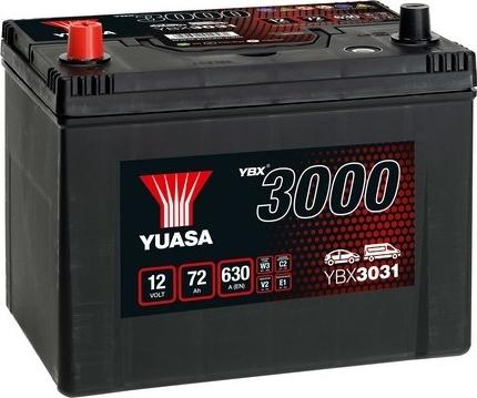 Yuasa YBX3031 - Стартов акумулатор vvparts.bg