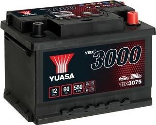 Yuasa YBX3075 - Стартов акумулатор vvparts.bg