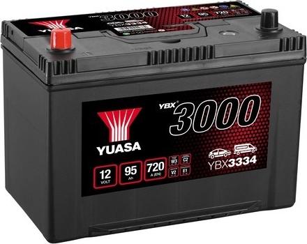 Yuasa YBX3334 - Стартов акумулатор vvparts.bg