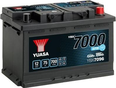Yuasa YBX7096 - Стартов акумулатор vvparts.bg