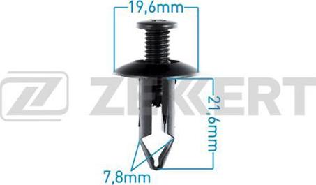 Zekkert BE-1426 - Клипс (щипка), декоративна / предпазна лайсна vvparts.bg