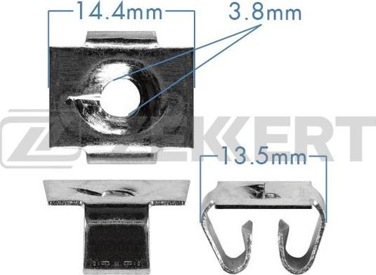 Zekkert BE-1222 - Гайка vvparts.bg