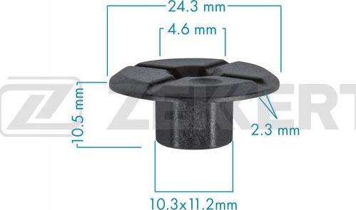 Zekkert BE-3561 - Клипс (щипка), декоративна / предпазна лайсна vvparts.bg