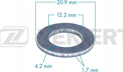 Zekkert BE-3570 - Уплътнителен пръстен, пробка за източване на маслото vvparts.bg