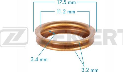 Zekkert BE-3571 - Уплътнителен пръстен, пробка за източване на маслото vvparts.bg