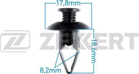 Zekkert BE-3100 - Клипс (щипка), декоративна / предпазна лайсна vvparts.bg