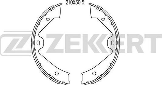 Zekkert BK-4087 - Комплект спирачна челюст vvparts.bg