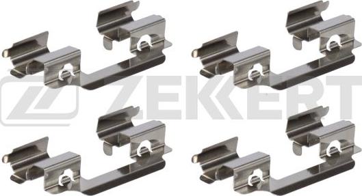 Zekkert BR-3255 - Комплект принадлежности, дискови накладки vvparts.bg