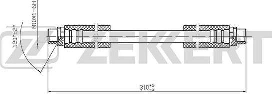 Zekkert BS-9400 - Спирачен маркуч vvparts.bg