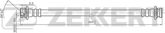 Zekkert BS-9019 - Спирачен маркуч vvparts.bg