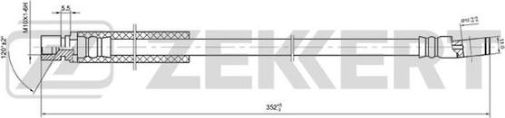 Zekkert BS-9026 - Спирачен маркуч vvparts.bg