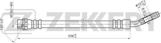 Zekkert BS-9195 - Спирачен маркуч vvparts.bg