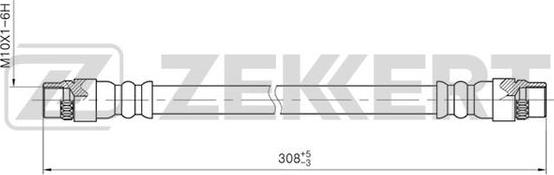 Zekkert BS-9183 - Спирачен маркуч vvparts.bg