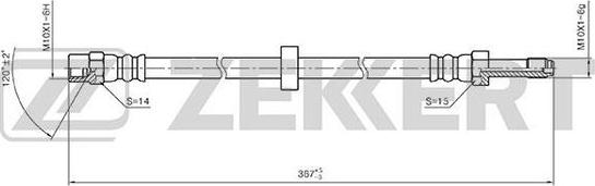 Zekkert BS-9390 - Спирачен маркуч vvparts.bg