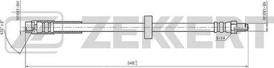 Zekkert BS-9392 - Спирачен маркуч vvparts.bg