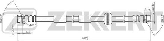 Zekkert BS-9200 - Спирачен маркуч vvparts.bg