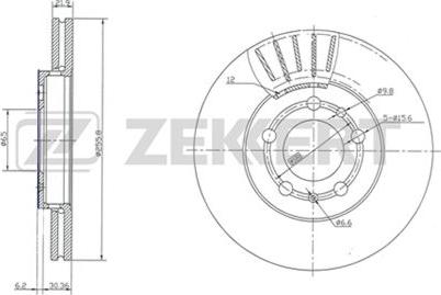 Zekkert BS-5031 - Спирачен диск vvparts.bg