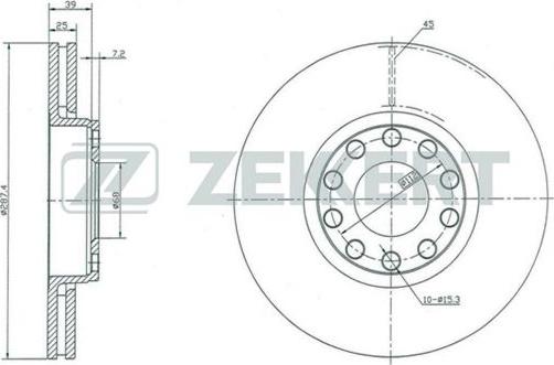 Zekkert BS-5360 - Спирачен диск vvparts.bg