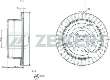 Zekkert BS-5242 - Спирачен диск vvparts.bg