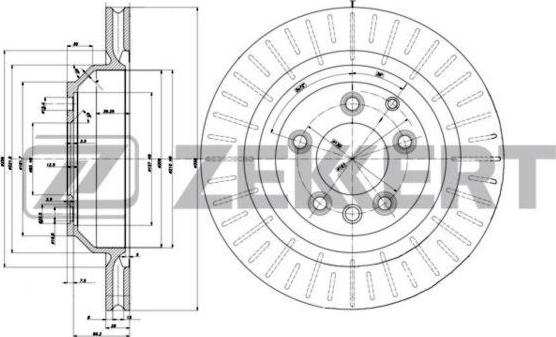 Zekkert BS-6219 - Спирачен диск vvparts.bg