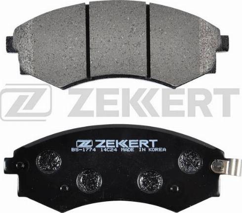 Zekkert BS-1774 - Комплект спирачно феродо, дискови спирачки vvparts.bg