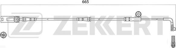 Zekkert BS-8046 - Предупредителен контактен сензор, износване на накладките vvparts.bg