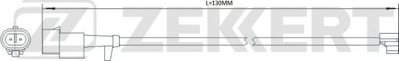Zekkert BS-8059 - Предупредителен контактен сензор, износване на накладките vvparts.bg
