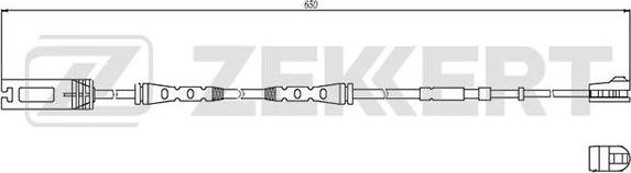 Zekkert BS-8034 - Предупредителен контактен сензор, износване на накладките vvparts.bg