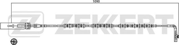 Zekkert BS-8032 - Предупредителен контактен сензор, износване на накладките vvparts.bg